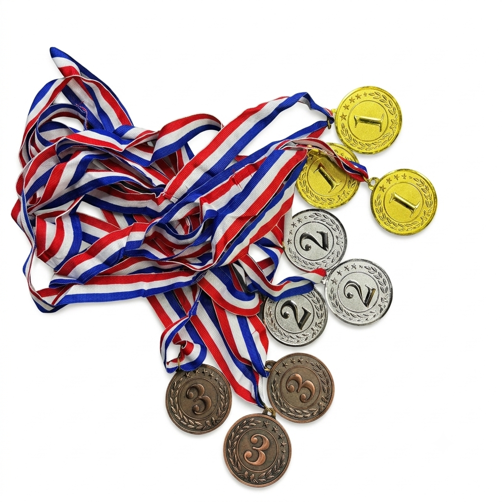 Gemini_Generated_Image_ly1x3qly1x3qly1x 112233 Big Sports Medals Set (Gold, Silver, Bronze) - Image 1